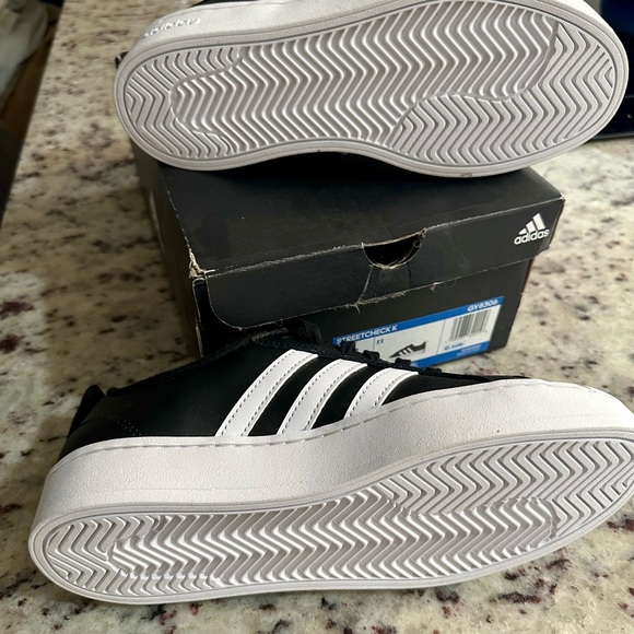 Adidas Black and White Sneakers-New - Picture 3 of 3